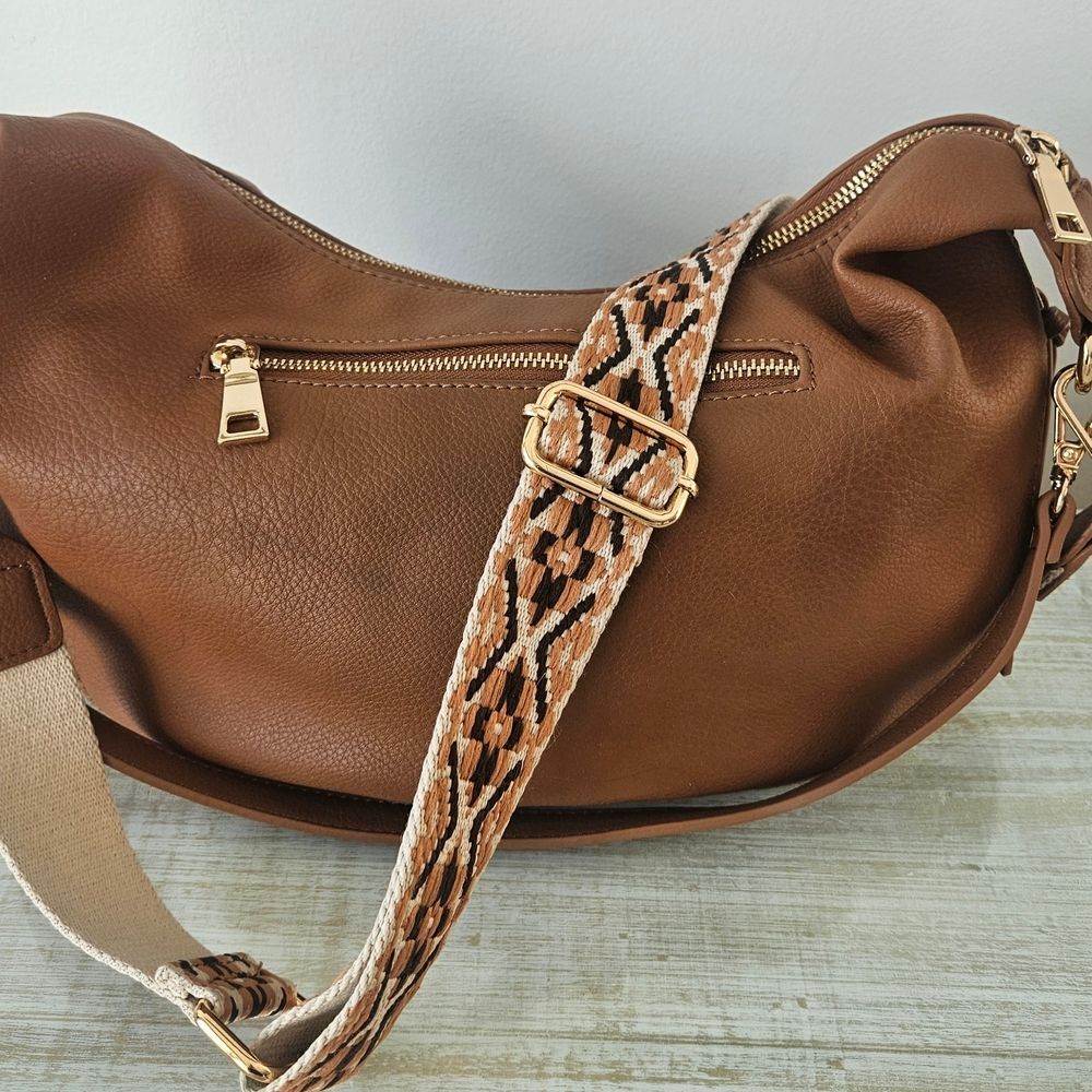 Ruby Hobo Brown Shoulder Bag
